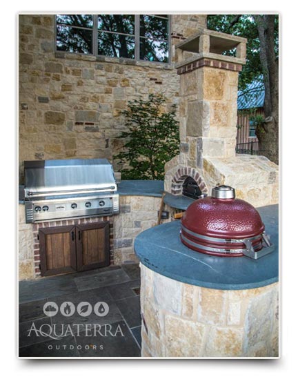 Stone Outdoor Kitchen